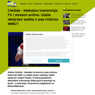 A complete backup of www.eska.pl/cinema/news/cieslak-makabu-transmisja-polsat-ppv-tv-stream-online-gdzie-obejrzec-walke-aa-w5KA-