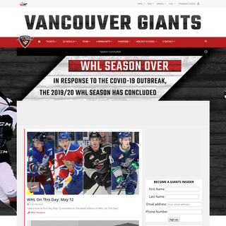 A complete backup of vancouvergiants.com