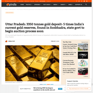 A complete backup of www.opindia.com/2020/02/sonbhadra-gold-mine-uttar-pradesh-geology/