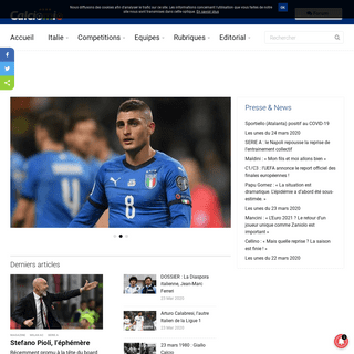 Calciomio - la rÃ©fÃ©rence Calcio & Foot Italien