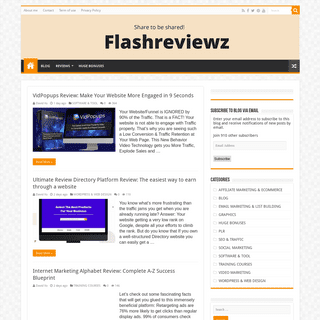 A complete backup of flashreviewz.com