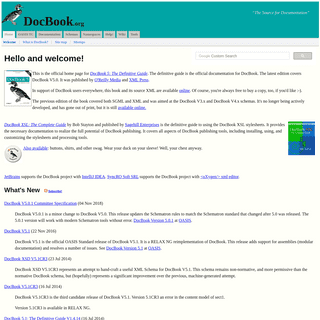 A complete backup of docbook.org