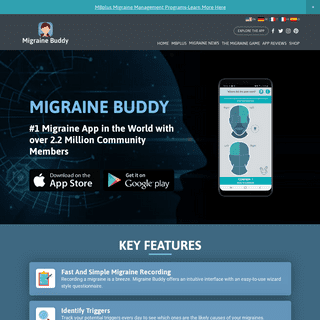 A complete backup of migrainebuddy.com