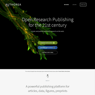 Open Research Collaboration and Publishing - Authorea