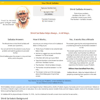 A complete backup of yoursaibaba.com