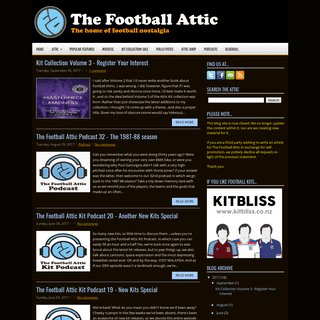 A complete backup of thefootballattic.blogspot.com