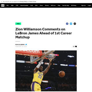A complete backup of bleacherreport.com/articles/2877745-zion-williamson-comments-on-lebron-james-ahead-of-1st-career-matchup