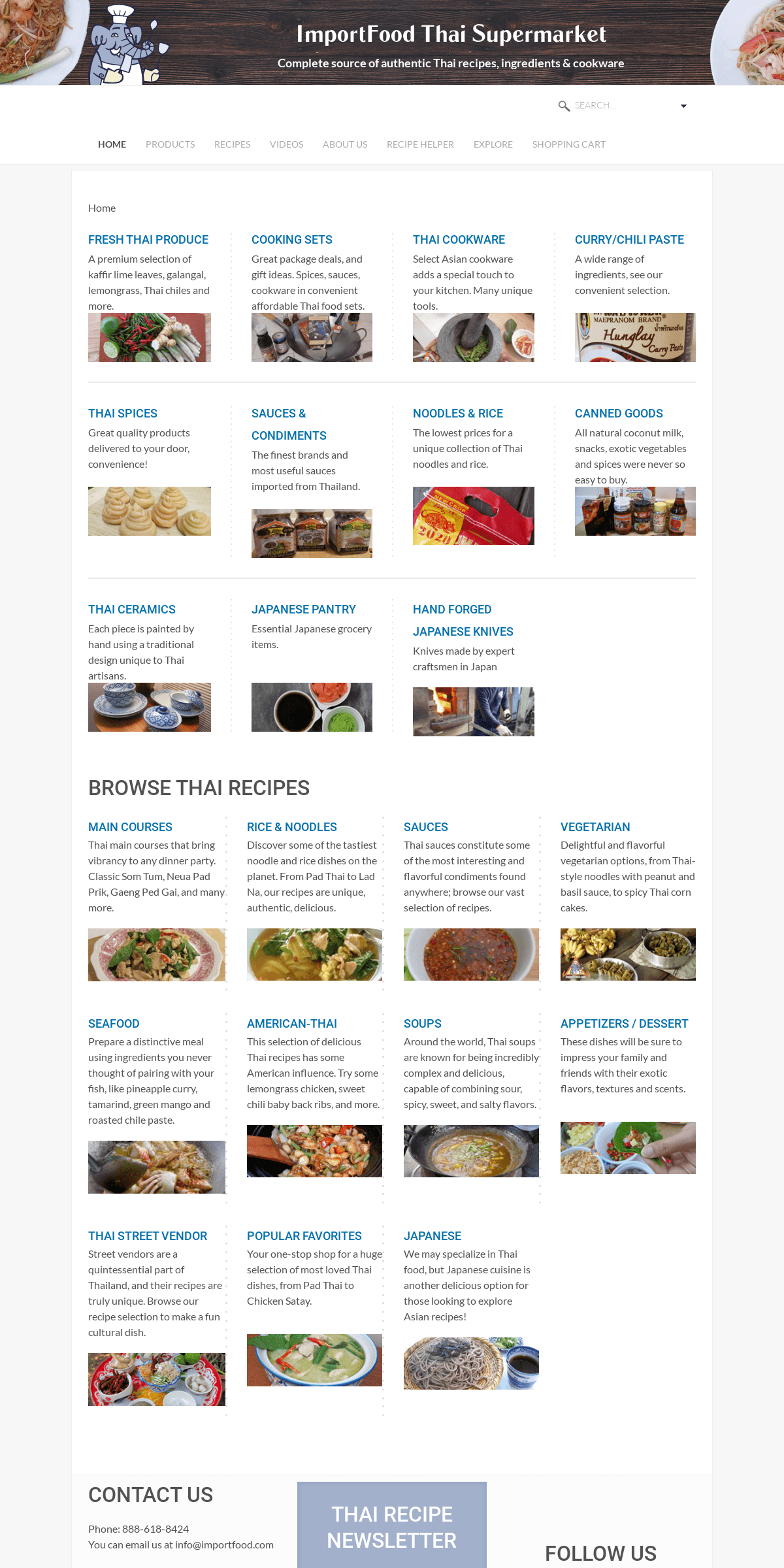 A complete backup of importfood.com