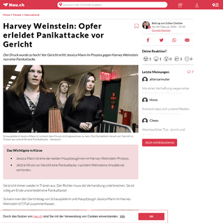 A complete backup of www.nau.ch/people/welt/harvey-weinstein-opfer-erleidet-panikattacke-vor-gericht-65656603