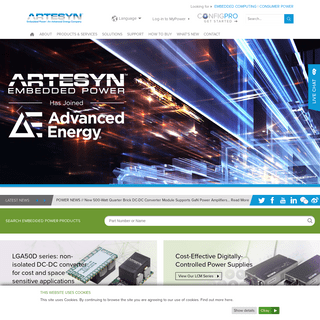 A complete backup of artesyn.com