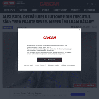 A complete backup of www.cancan.ro/alex-bodi-dezvaluiri-uluitoare-din-trecutul-sau-era-foarte-sever-mereu-imi-luam-bataie-201347