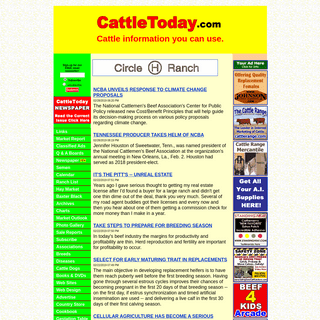 A complete backup of cattletoday.com