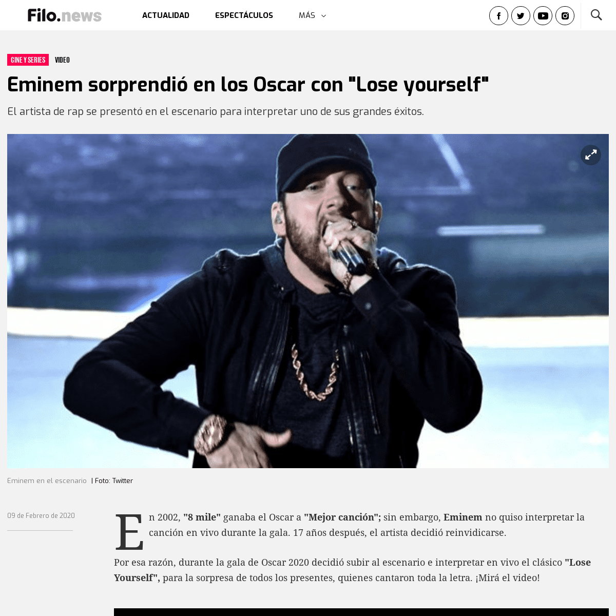 A complete backup of www.filo.news/cine-y-series/Eminem-sorprendio-en-los-Oscars-con-Lose-yourself-20200209-0028.html