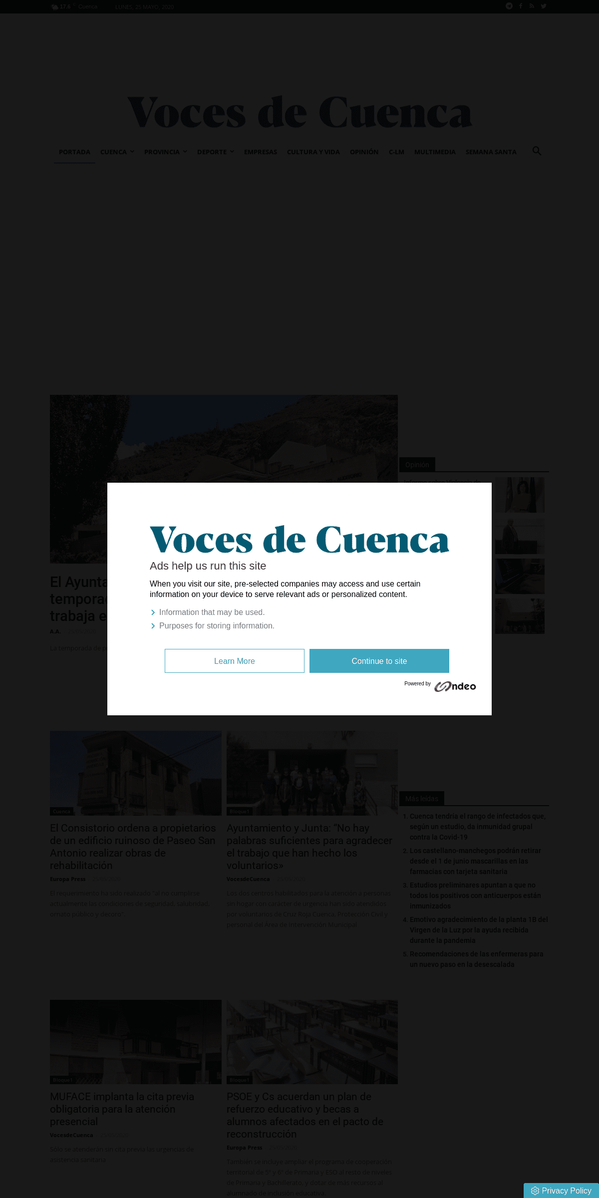 A complete backup of vocesdecuenca.com