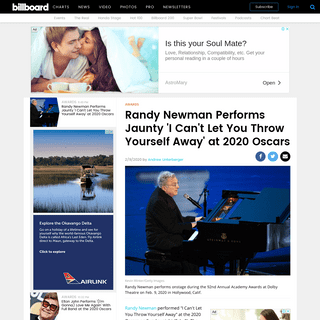 A complete backup of www.billboard.com/articles/news/awards/8550532/randy-newman-i-cant-let-you-throw-yourself-away-2020-oscars