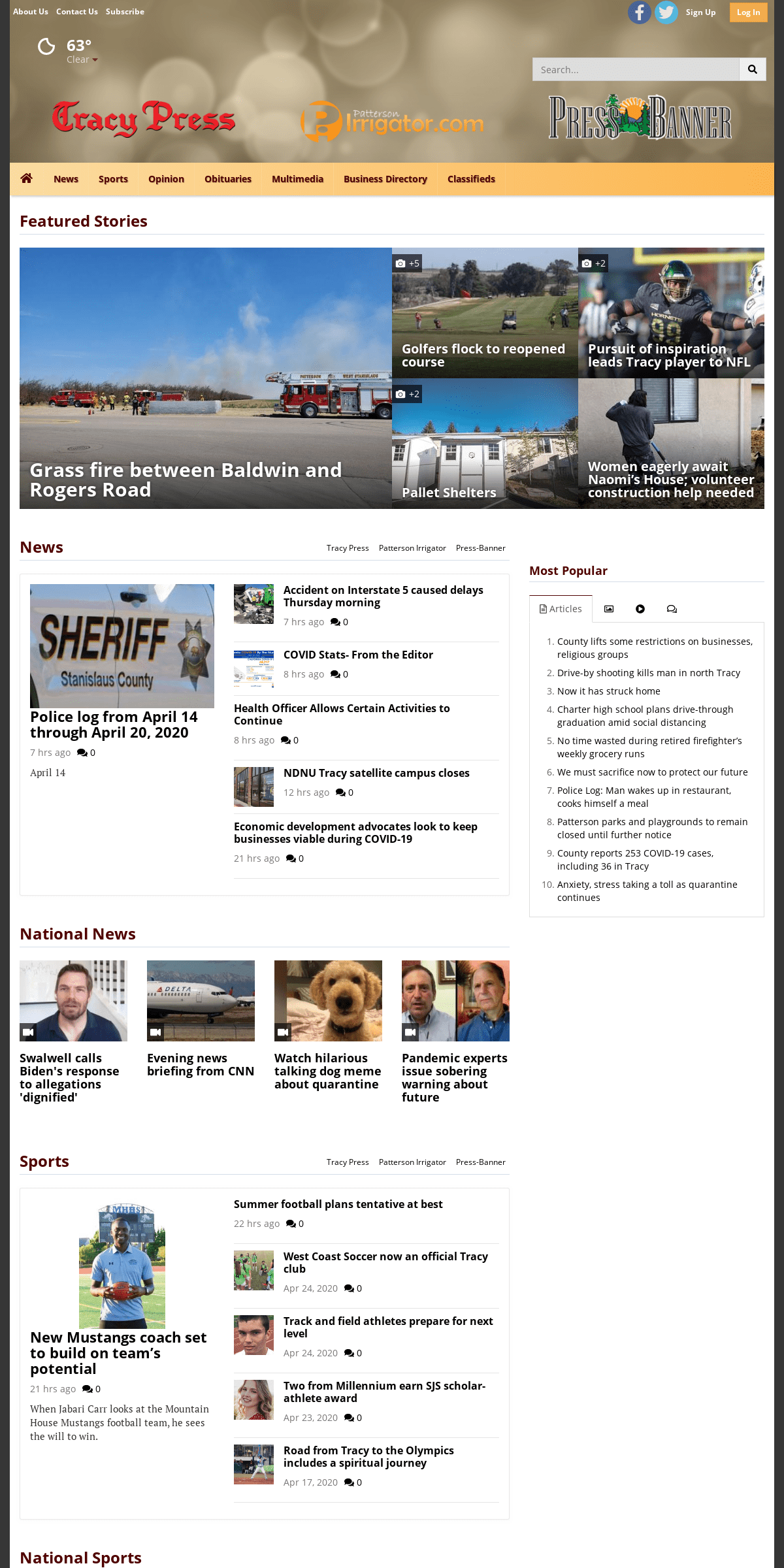 A complete backup of goldenstatenewspapers.com