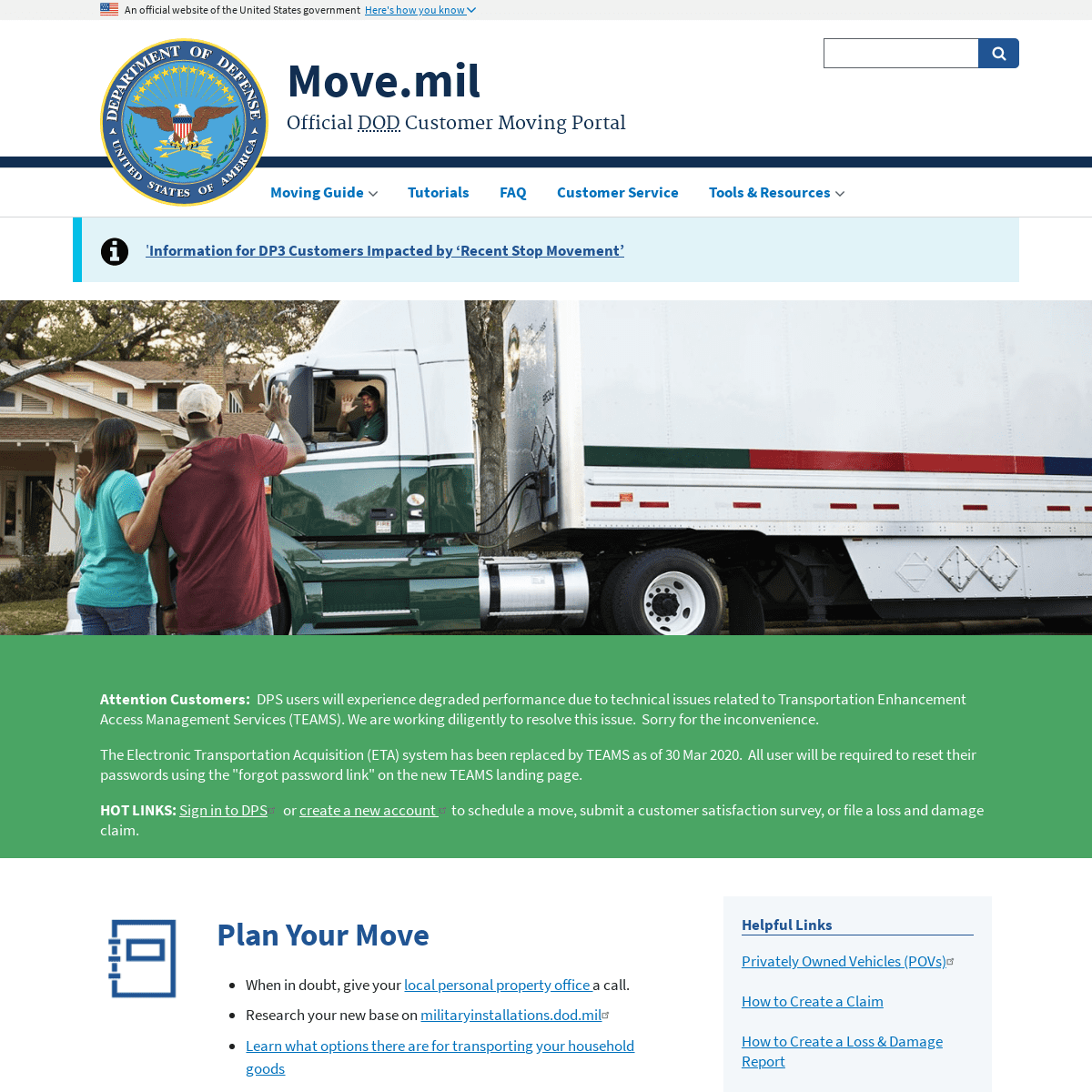 Home Page - Move.mil