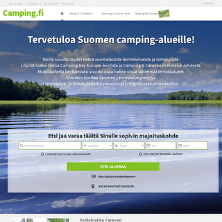 A complete backup of camping.fi