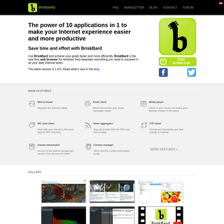 BriskBard, the new feature-packed web browser for windows
