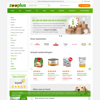 zooplus- Alles voor je huisdier - Online dierenwinkel