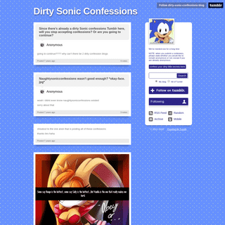 A complete backup of dirty-sonic-confessions-blog.tumblr.com