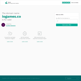 The domain name iogames.co is for sale