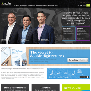 Stock Doctor share market research software for ASX stock market investors - Lincoln Indicators