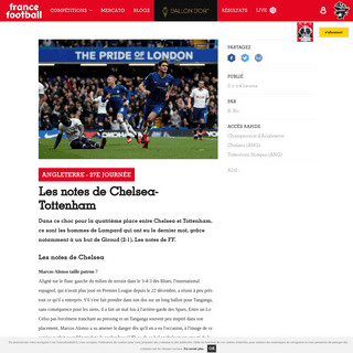 A complete backup of www.francefootball.fr/news/Les-notes-de-chelsea-tottenham/1112199