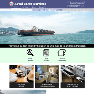 A complete backup of royalcargo.ca