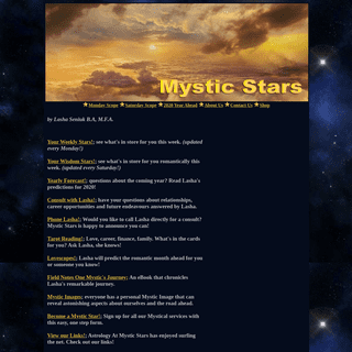 A complete backup of mysticstars.net