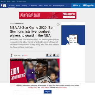 A complete backup of ca.nba.com/news/nba-all-star-game-2020-ben-simmons-lists-five-toughest-players-to-guard-in-the-nba/15c9e1ve