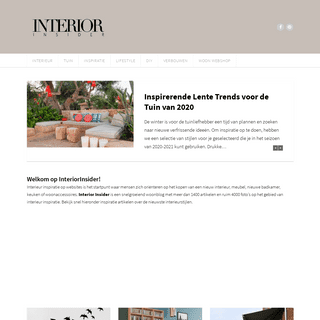A complete backup of interiorinsider.nl
