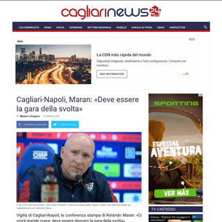 A complete backup of www.cagliarinews24.com/maran-cagliari-napoli-vigilia-19-20/
