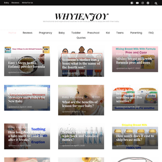 A complete backup of whyienjoy.com