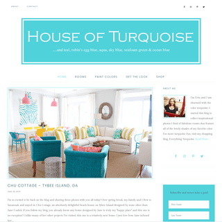 A complete backup of houseofturquoise.com