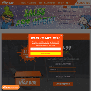 THE NICK BOX - Retro Nickelodeon shipped to you!