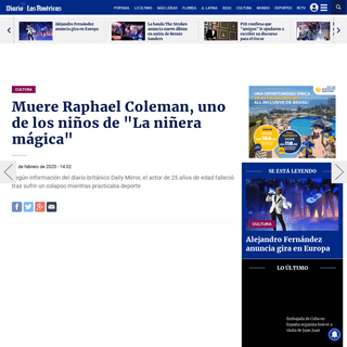 A complete backup of www.diariolasamericas.com/cultura/muere-raphael-coleman-uno-los-ninos-la-ninera-magica-n4192820