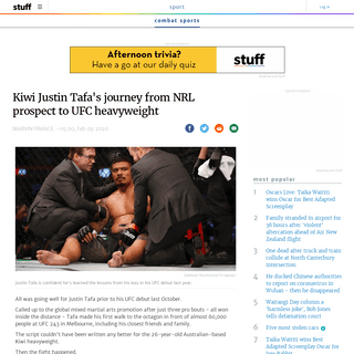 A complete backup of www.stuff.co.nz/sport/combat-sports/119342584/kiwi-justin-tafas-journey-from-nrl-prospect-to-ufc-heavyweigh