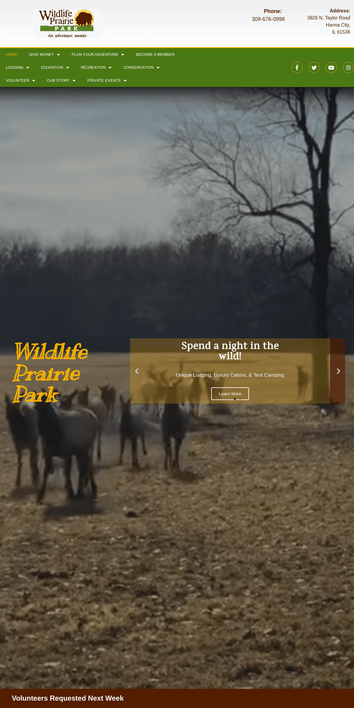 Home - Wildlife Prairie Park