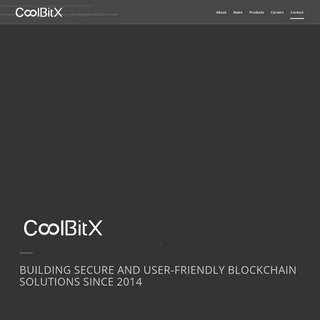 A complete backup of coolbitx.com