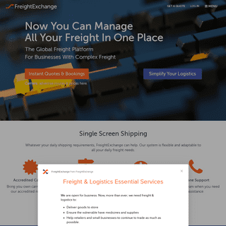 A complete backup of freightexchange.com.au
