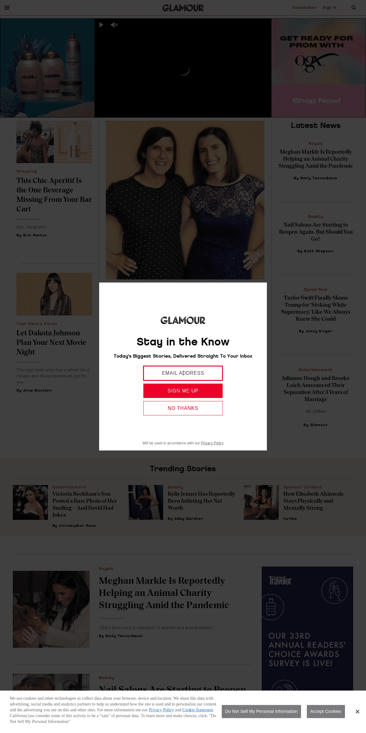 A complete backup of glamour.com