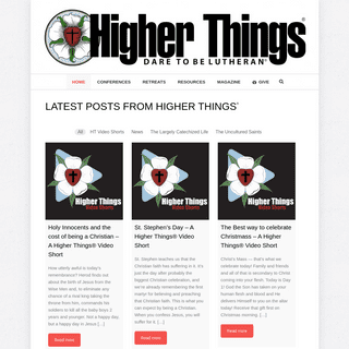 A complete backup of higherthings.org