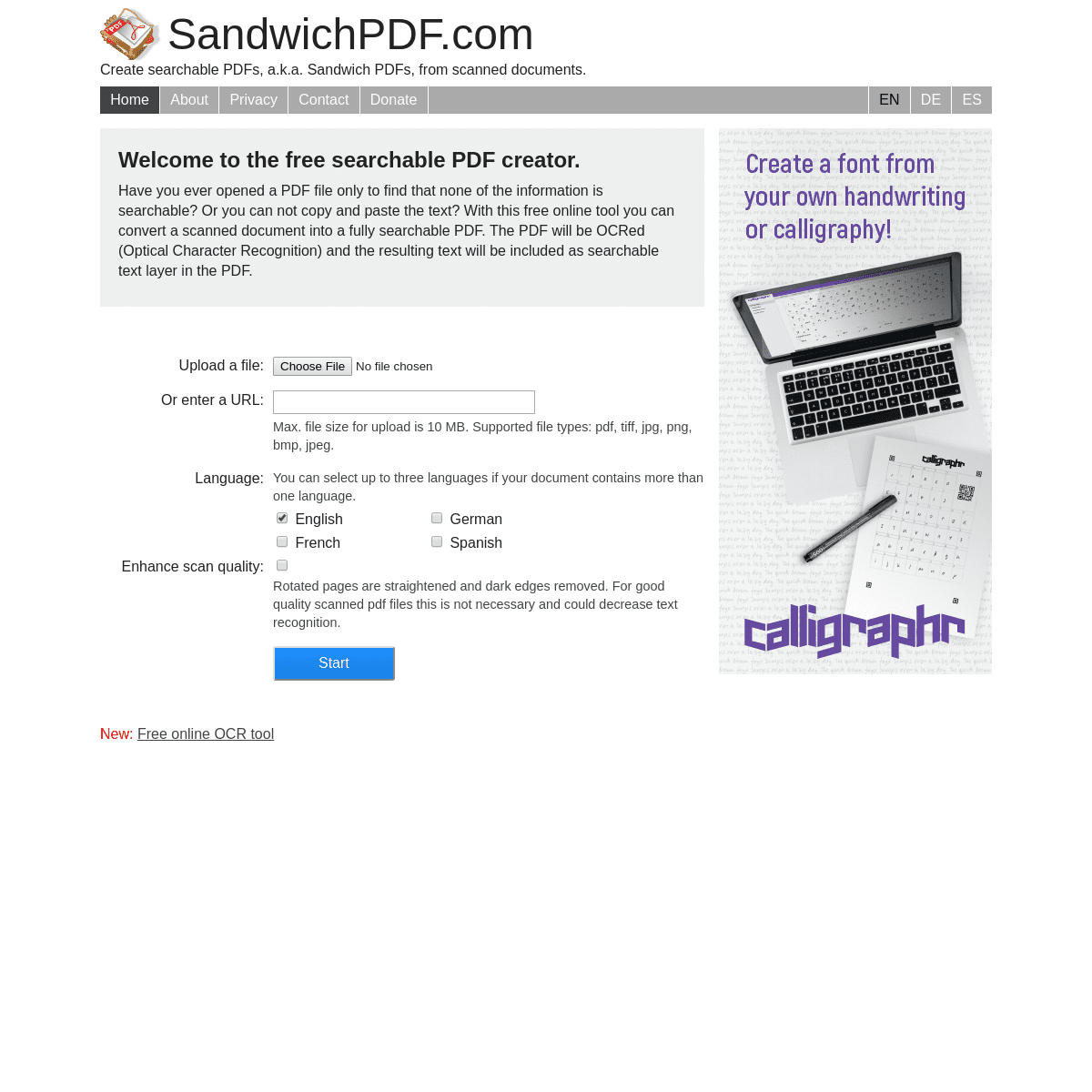A complete backup of sandwichpdf.com