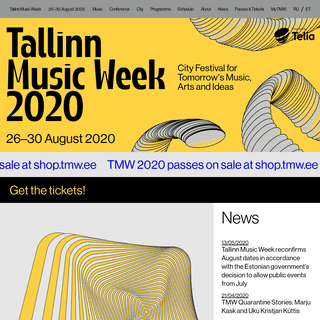 Europeâ€™s leading city & music festivals - Tallinn Music Week