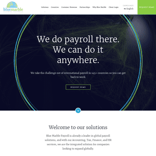Global Payroll Solutions - Blue Marble Global Payroll