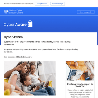 Cyber Aware - NCSC.GOV.UK