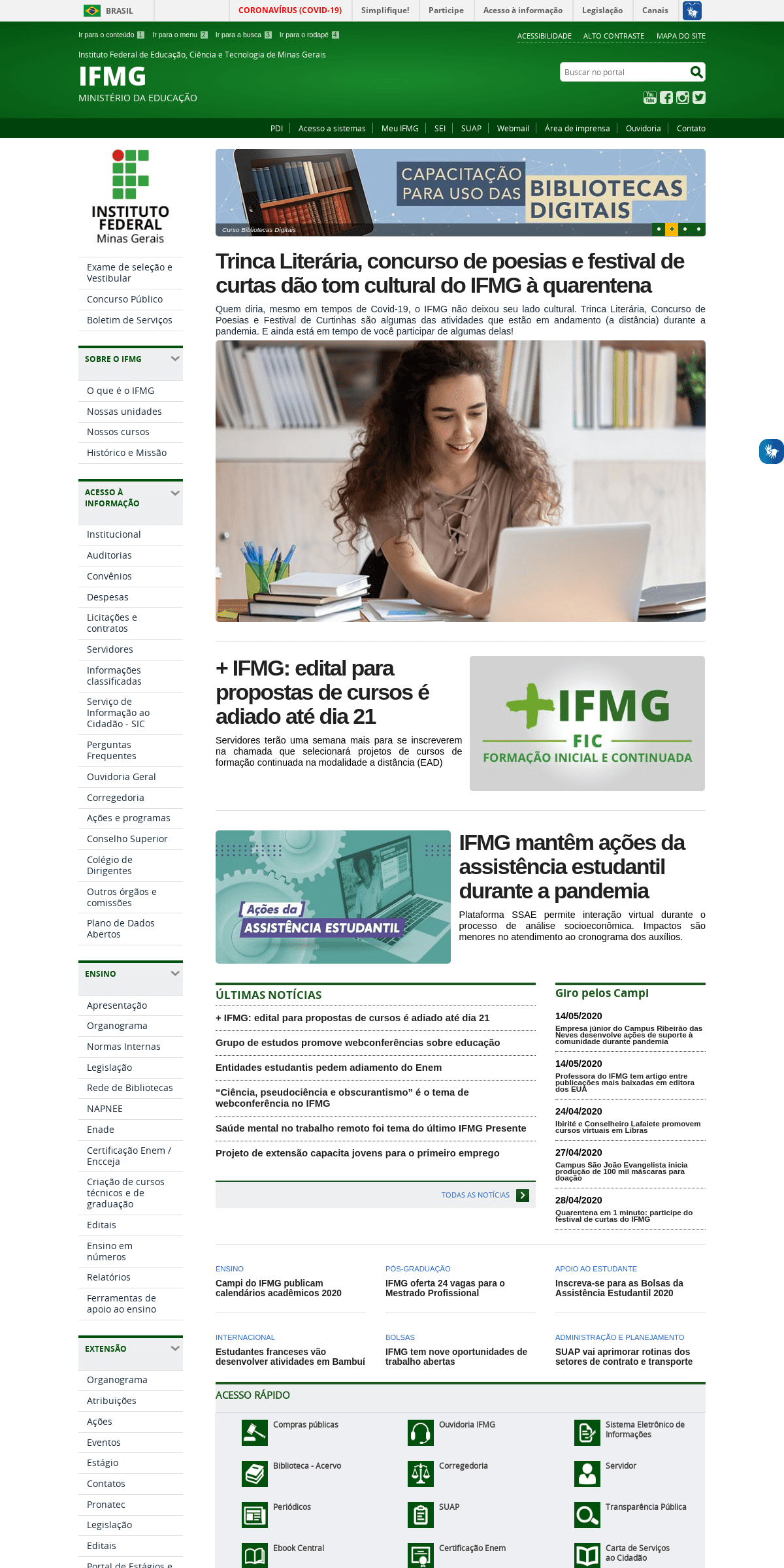 A complete backup of ifmg.edu.br