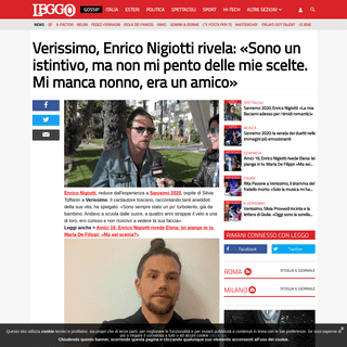 A complete backup of www.leggo.it/gossip/news/enrico_nigiotti_verissimo_nonno_manca_ultime_notizie_oggi-5053381.html
