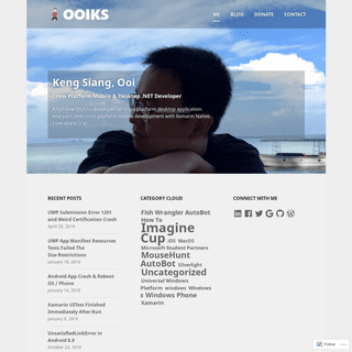 Ooiks's Blog - The blog where I share my thoughts, knowledges and experiences with the world